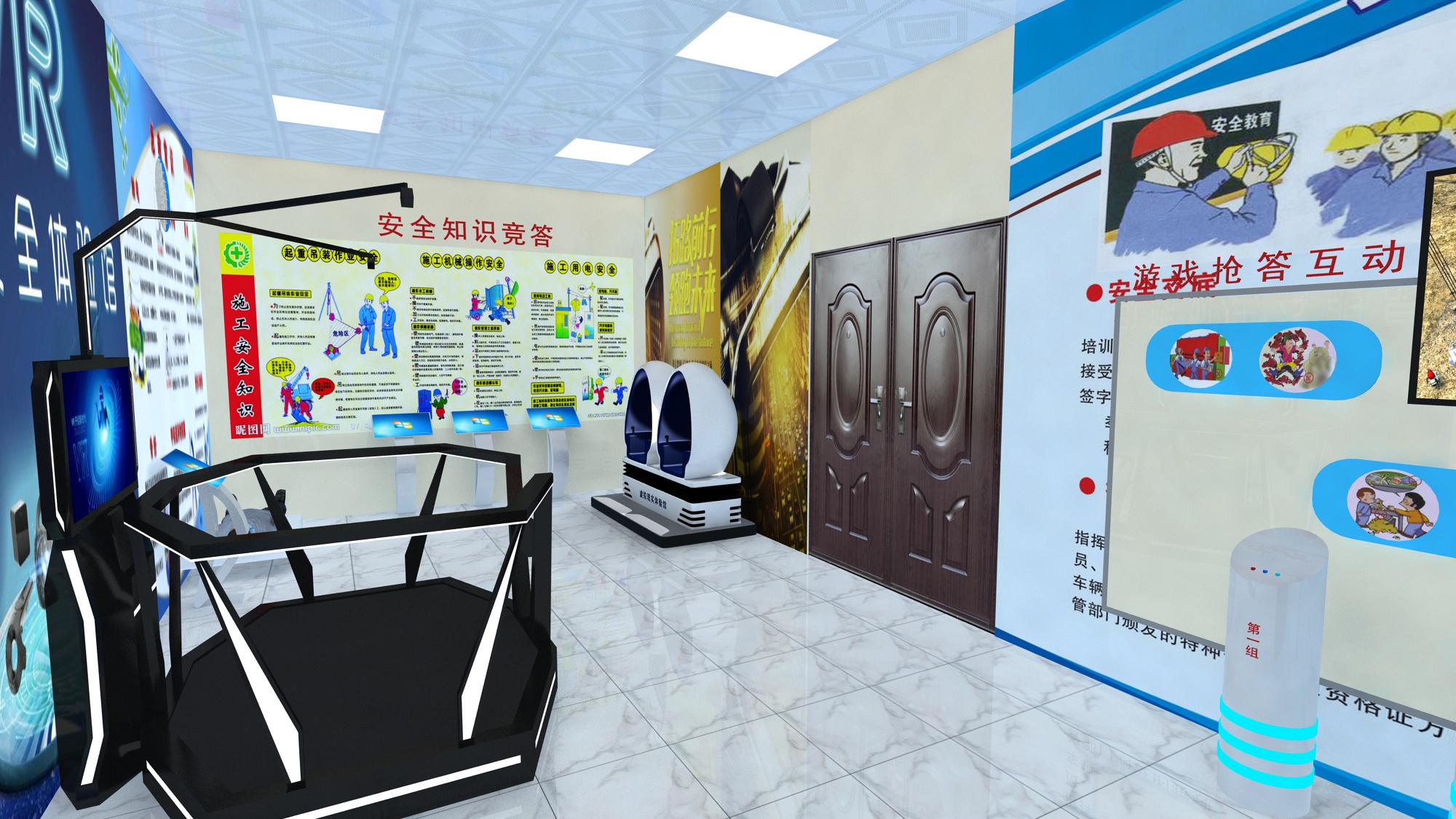 VR技術(shù)帶您進(jìn)入施工的危險(xiǎn)！江蘇建筑企業(yè)在工地施工現(xiàn)場(chǎng)設(shè)立VR安全體驗(yàn)館，引導(dǎo)工人安全生產(chǎn)